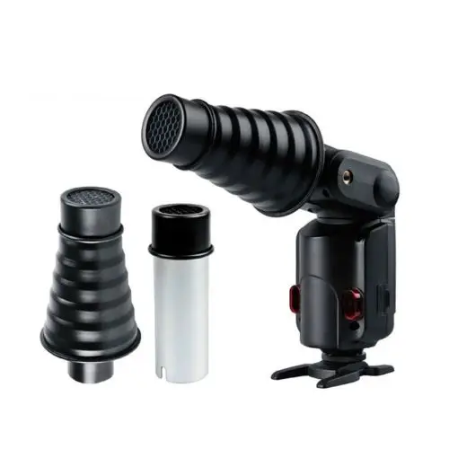

Godox AD-S9 аксессуары для фотосъемки из алюминиевого сплава Snoot с сотовой сеткой для WITSTRO Speedlite Flash AD180 AD360 AD200