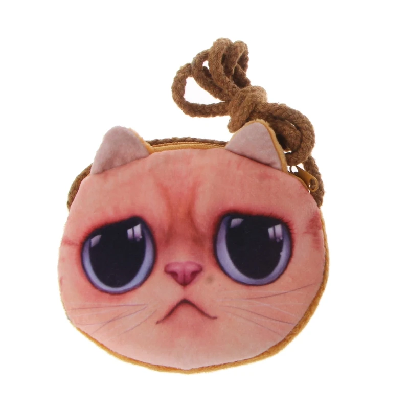 

THINKTHENDO 3D Animal Children Purses Girl Mini Messenger Bags Shoulder Bag Baby Coin Pouch 6 Styles