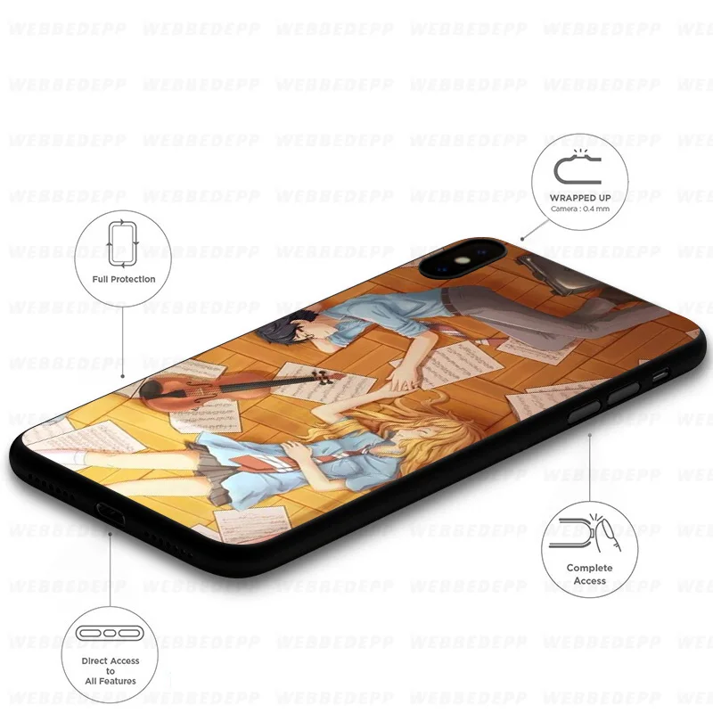 Чехол с аниме Your lie in April для Huawei Mate Honor 20 6A 7A 7C 7X 8 9 9X 10 View Lite Pro 30 |