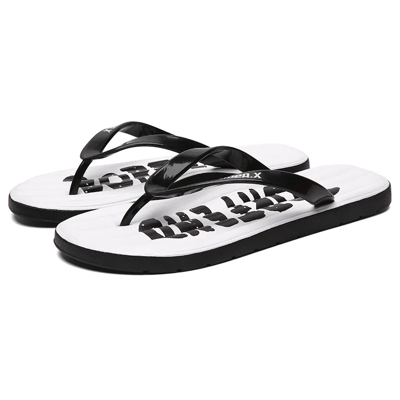South Korean version of soft-soled anti-skid alphabetic slippers for summer 2019 men's comfortable and leisure beach shoes | Обувь
