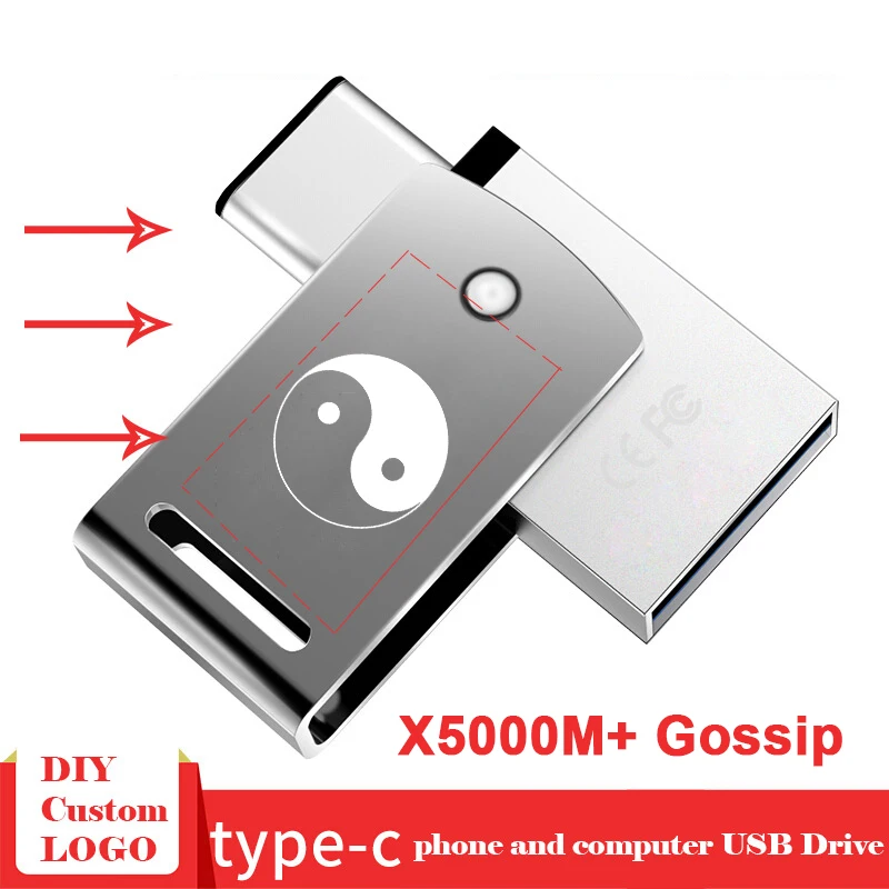 X5000M Plus Bagua Флешка Флэш-накопитель USB HP 32 ГБ, 64 ГБ, 16 ГБ, USB3.1, Pendrive DIY, ЛОГОТИП. флешки - Цвет: X5000M Plus Bagua