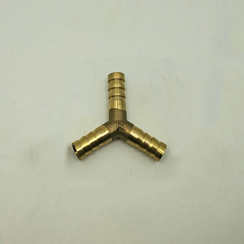 12 мм шланг Барб Y Тип Латунь Колючая труба фитинг муфта соединитель Адаптер для