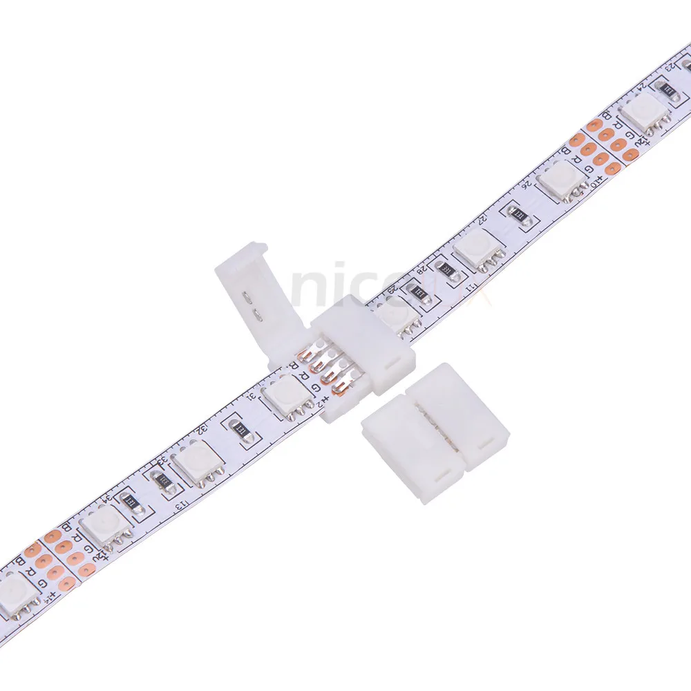 5 шт. 4 контактный разъем для светодиодной ленты 10 мм контакта мм|strip connector|4pin