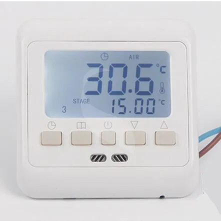 16A Цифровой ЖК Еженедельный Программируемый Теплые Полы с Подогревом Комнатный