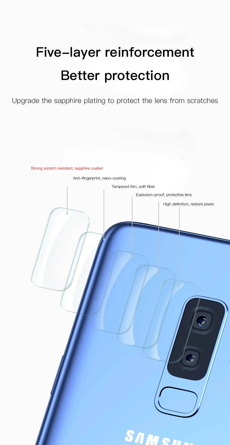 Задняя камера Объектив Закаленное стекло для samsung Galaxy S10 e 5G S9 S8 Plus Note 9 8 Защитная пленка для Galaxy A30 A40 A50 A60 A70