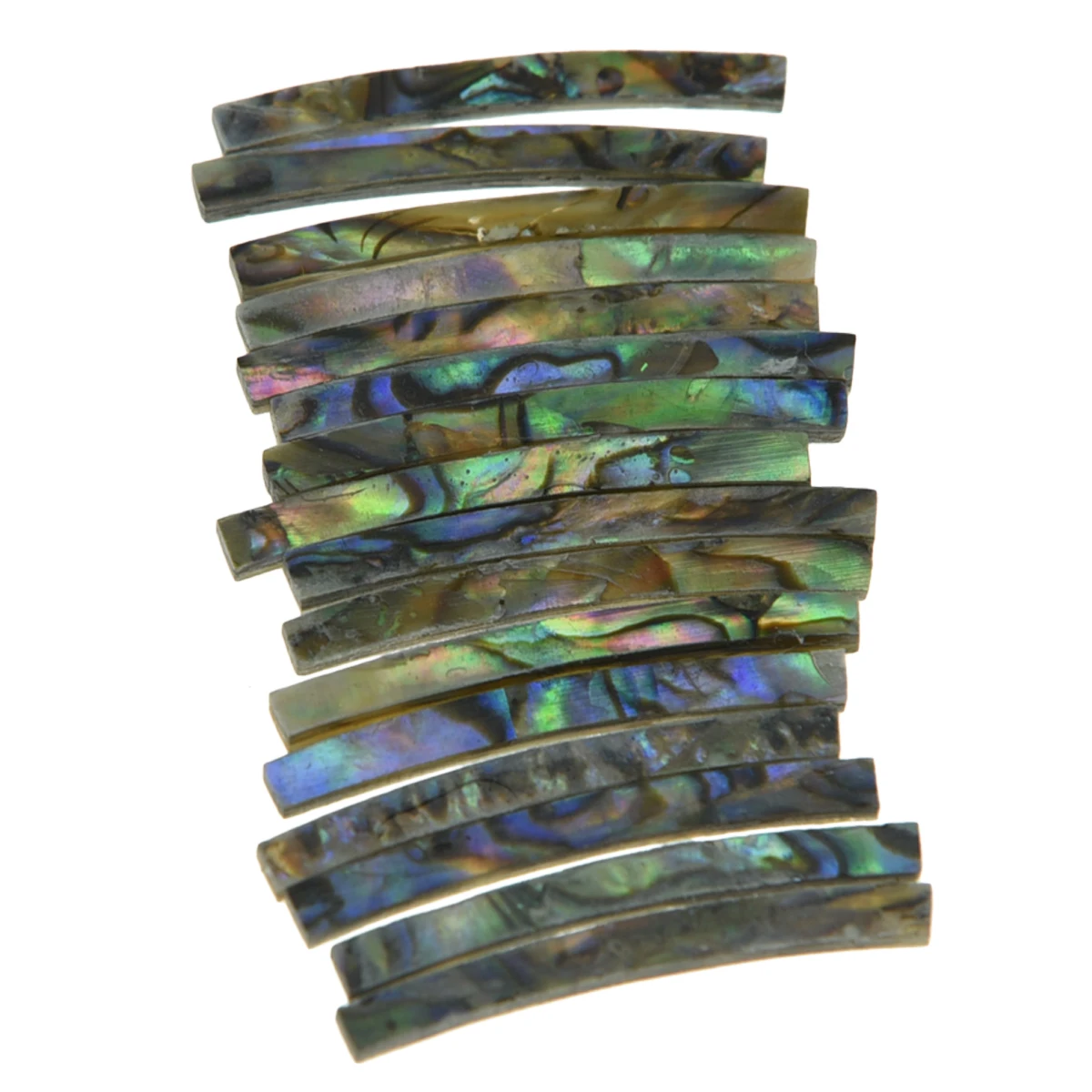 KAISH гитарная розетка Paua Abalone оболочка изогнутая гитара с полосами звук отверстие инкрустация 2 мм 3 мм 4 мм ширина