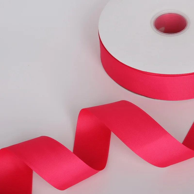 Однотонная корсажная лента 38 мм 100 ярдов подарочная упаковка для украшения