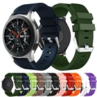 Для Samsung galaxy watch 46 мм Gear S3 Frontierклассический силиконовый браслет ремешок для часов 22 мм ремешок для часов Huawei Watch GT 2