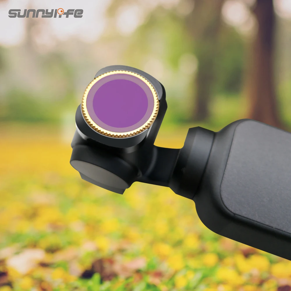 IN Stock Sunnylife NDPL ND8 PL ND 16PL ND32-PL ND64-PL Camera Lens Filter Kit for DJI OSMO POCKET Gimbal Accessories | Электроника