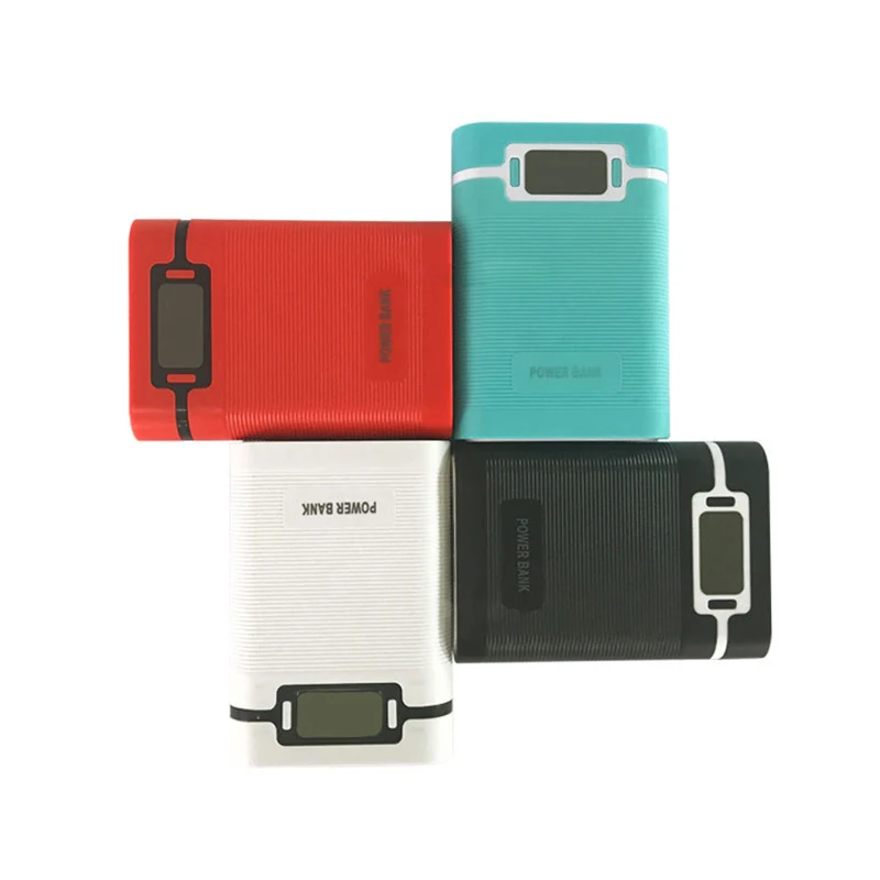 Горячая Распродажа, 5 В, двойной USB, 4x18650, Дополнительный внешний аккумулятор, зарядное устройство для мобильного телефона, сделай сам, чехол для iphone6 Plus, S6, xiaomi, Прямая поставка