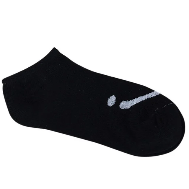 Black Womail Delle Donne Confortevole Caramella di Cotone di Colore Calzini e Fantasmini Breve Caviglia Calzini e Calzettoniyl - Цвет: Black