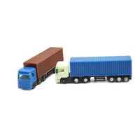 model architectural container truck bus car trailer for model building n scale train layout