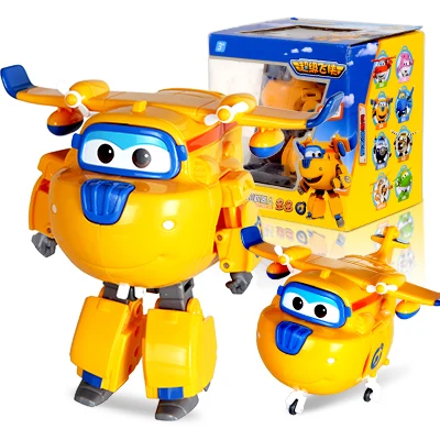 Big!!!15cm ABS Super Wings Deformation Airplane Robot Action Figures Wing Transformation toys for children gift Brinquedos | Игрушки и