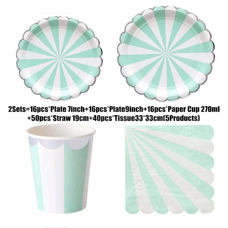 Одноразовая бумажная посуда наборы День Святого Валентина десерт на вечеринку