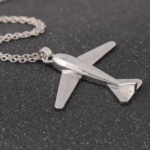 Big Size Airplane Pendant Necklace for women Alloy Fashion Plane cool Hip Hop Jewelry Christmas Gifts | Украшения и аксессуары