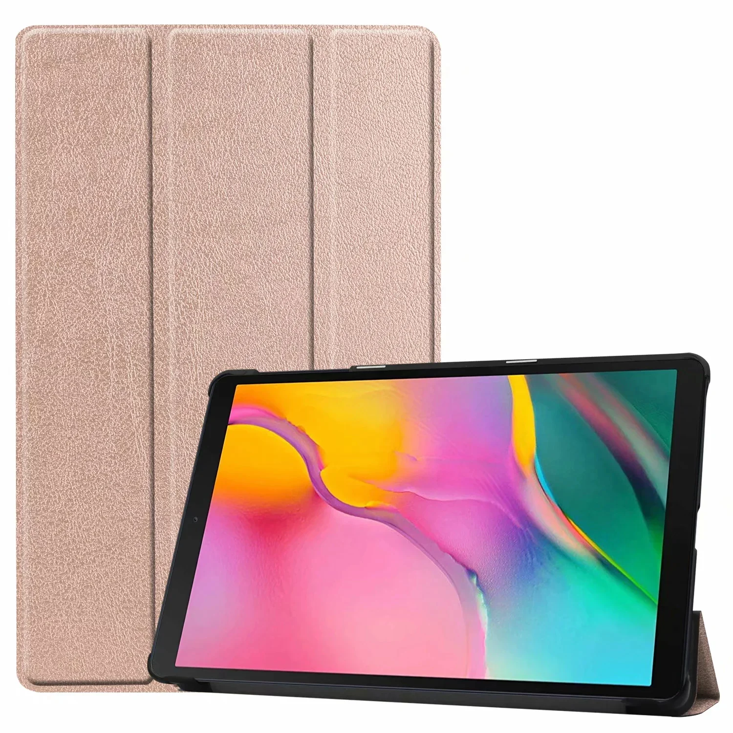 Rose Gold Чехол для Galaxy Tab A 10,1 дюймов, чехол-книжка Deekite для samsung Tab A10.1 '' SM-T510 SM-T515 Funda Capa - Цвет: Rose Gold