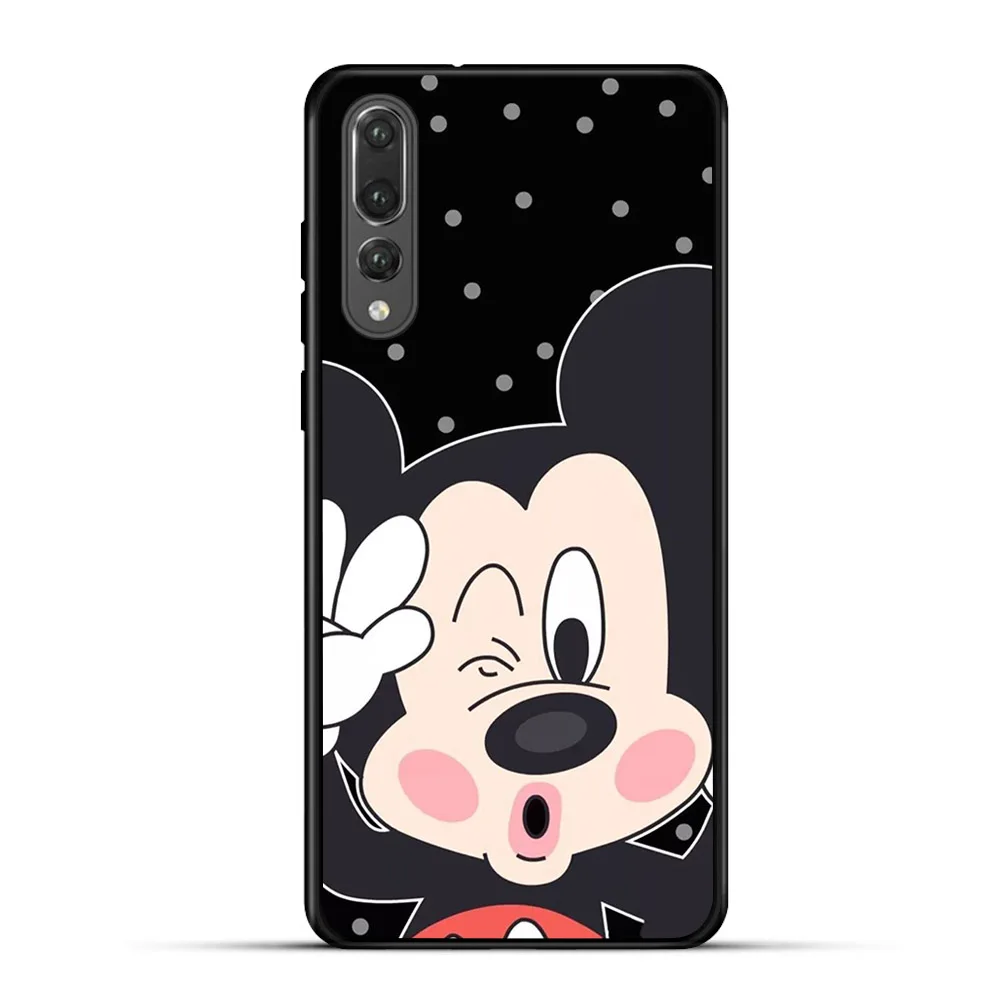 Черный мягкий ТПУ Прекрасный чехол для телефона huawei p10 p20 pro mate 20 p9 p8 lite сумка |