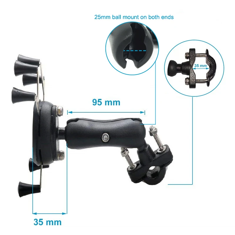 Держатель для мобильного телефона мотоцикла велосипеда автомобиля
