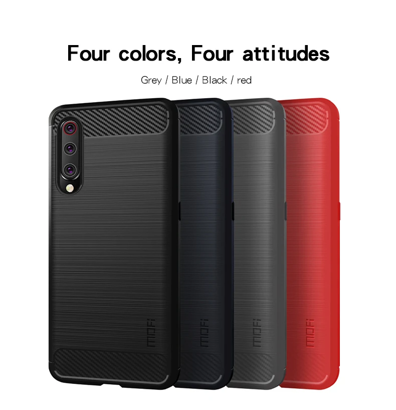 Чехол MOFi из углеродного волокна для Xiaomi Mi 9 тяжелый ударопрочный чехол накладка Se
