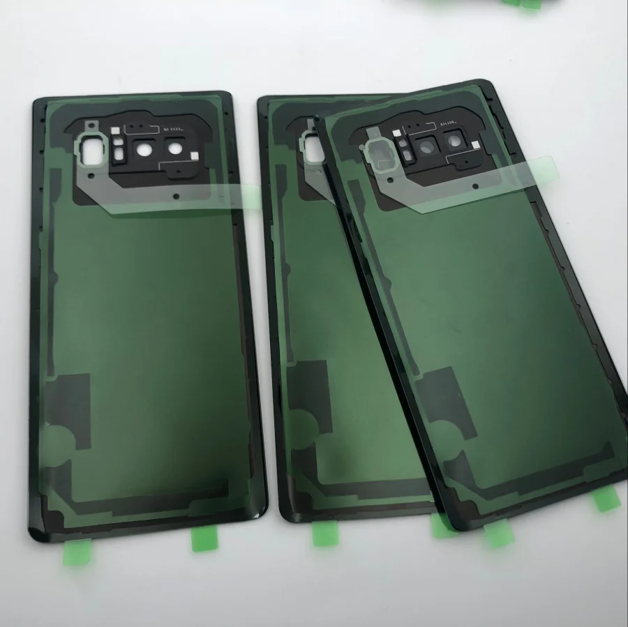 Заднее стекло для samsung Galaxy Note 8 N950 N950F N9500 SM-N950F задняя крышка батарейного отсека Замена корпуса+ стекло для камеры