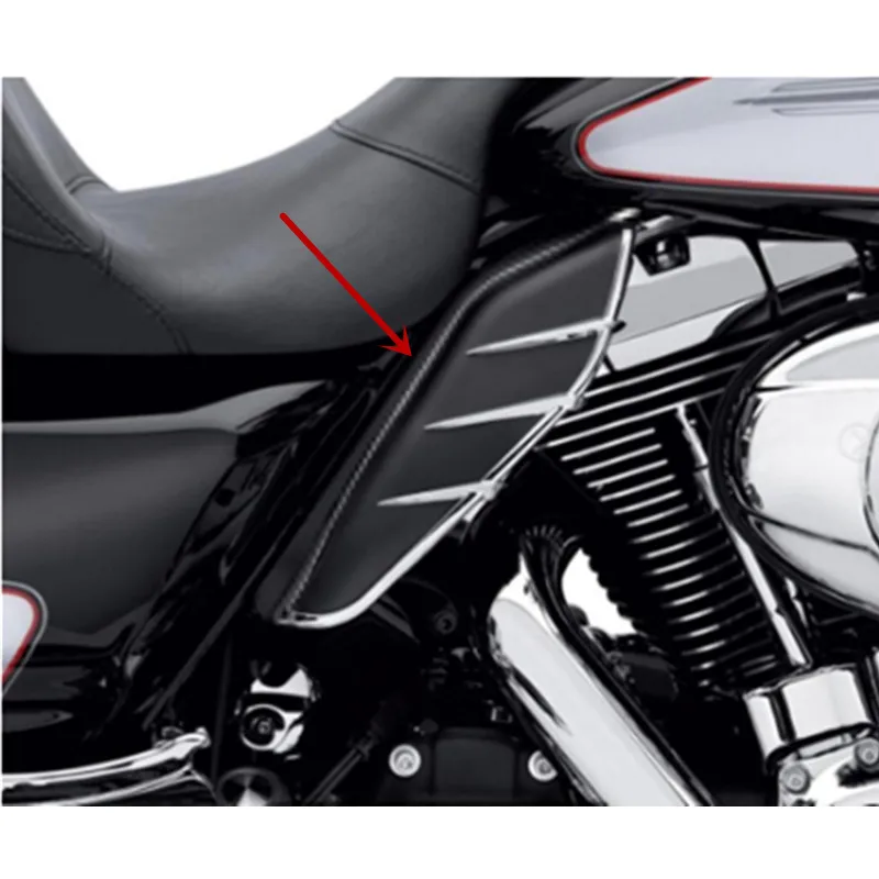 Высококачественный воздушный дефлектор средней длины с теплозащитой для Harley