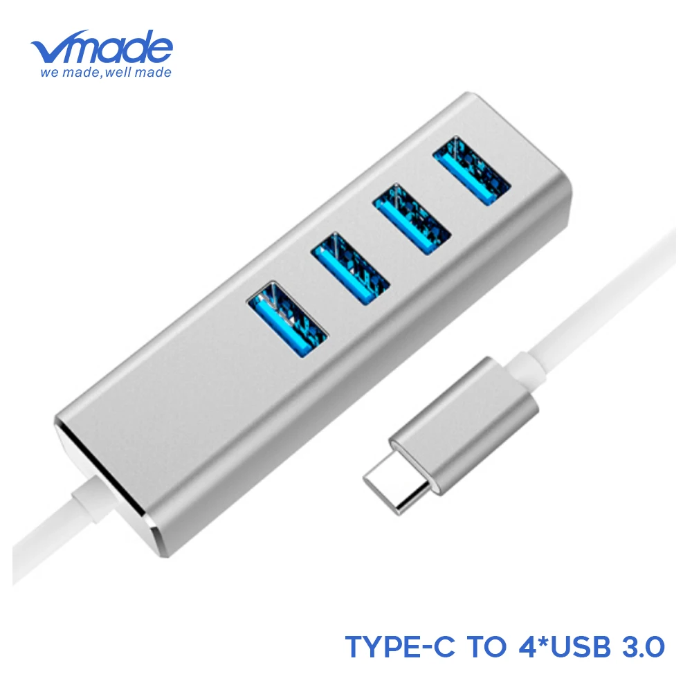 Vmade CB07A USB C концентратор Тип для оптоволкна вай Мульти 3 0 Порты и разъёмы Thunderbolt 2