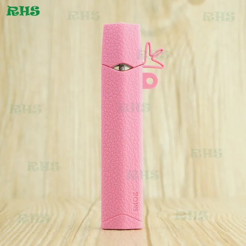 pink 2 шт RHS Smok Infinix силиконовый защитный чехол кожаный чехол щит наклейка обёрточная Изысканная - Цвет: pink