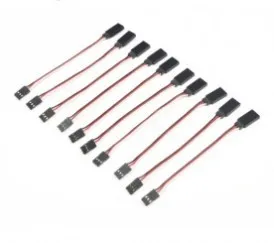 

10pcs* 26# Servo Extension Cable 100mm Futaba Color