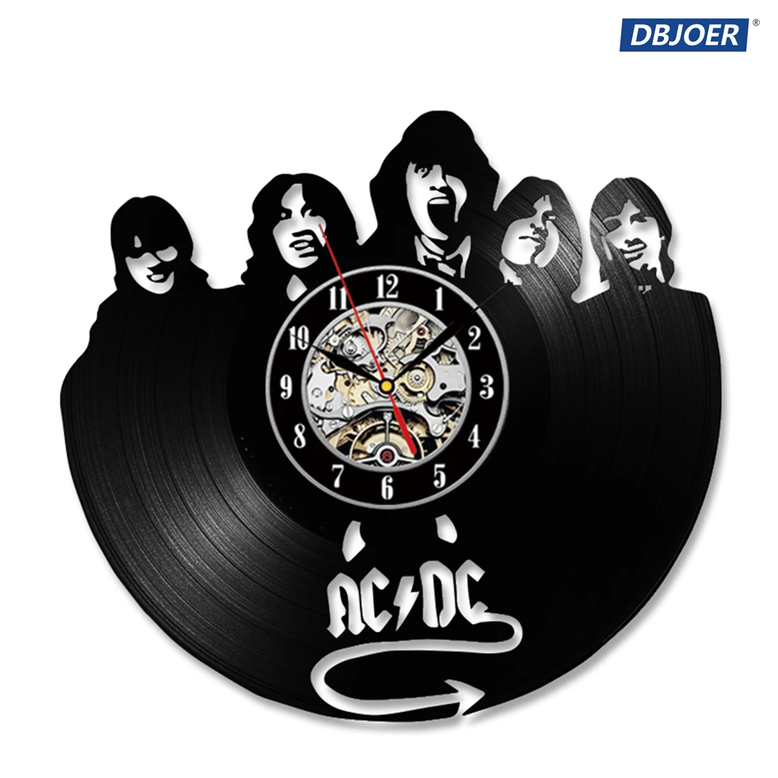 AC/DC Виниловая пластинка настенные часы отличная идея подарка для музыкальных фанатов AC DC настенные часы-7 стилей