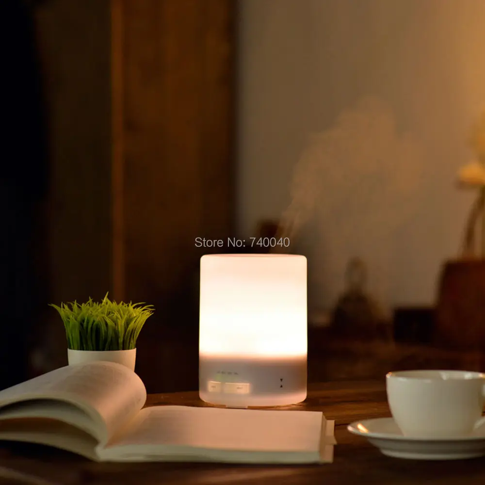 Цилиндрический Тип светодиодный мини ночник теплый белый номер сна атмосферу
