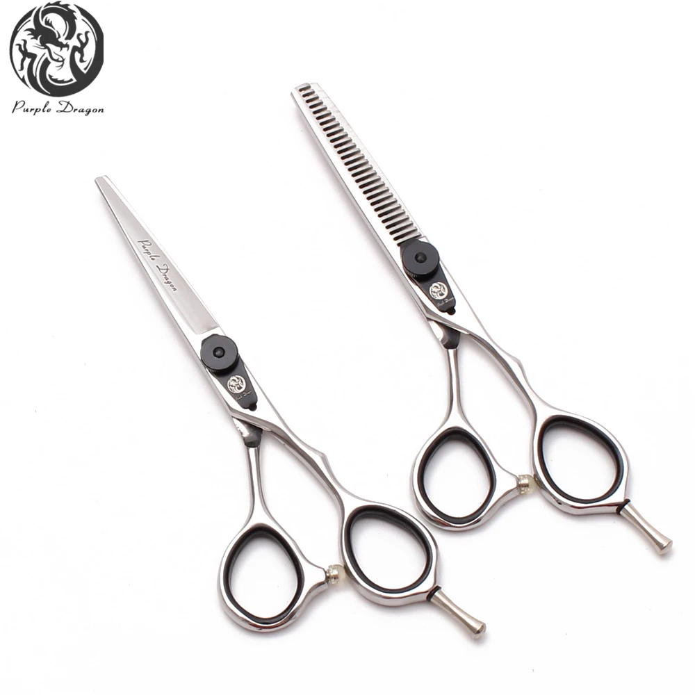 

5.5" 16cm Purple Dragon Z9015 Professional Hairstyle Shiny Hairdressing Scissors Cutting Scissors Thinning Shears Hair Scissors