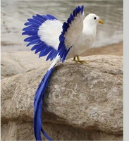 long tail feathers bird spreading wings 40x55cmpolyethylenefurs handicraft figurines garden decoration toy gift a1915