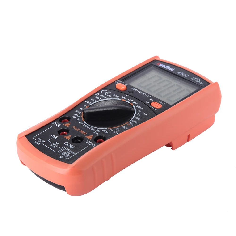RuoShui VC890D цифровой мультиметр Victor True RMS DC ручной диапазон тестер емкости