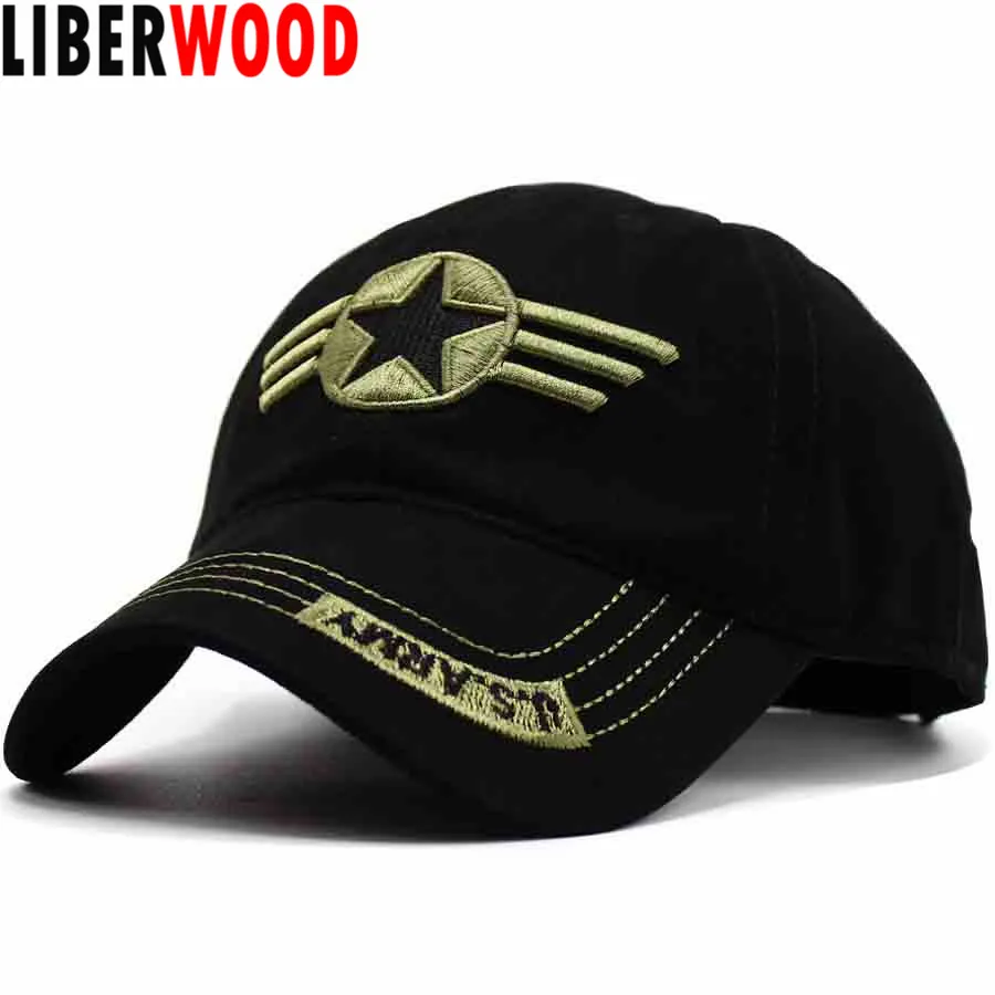 LIBERWOOD американская армейская шляпа Кепка с вышивкой тактическая ВВС