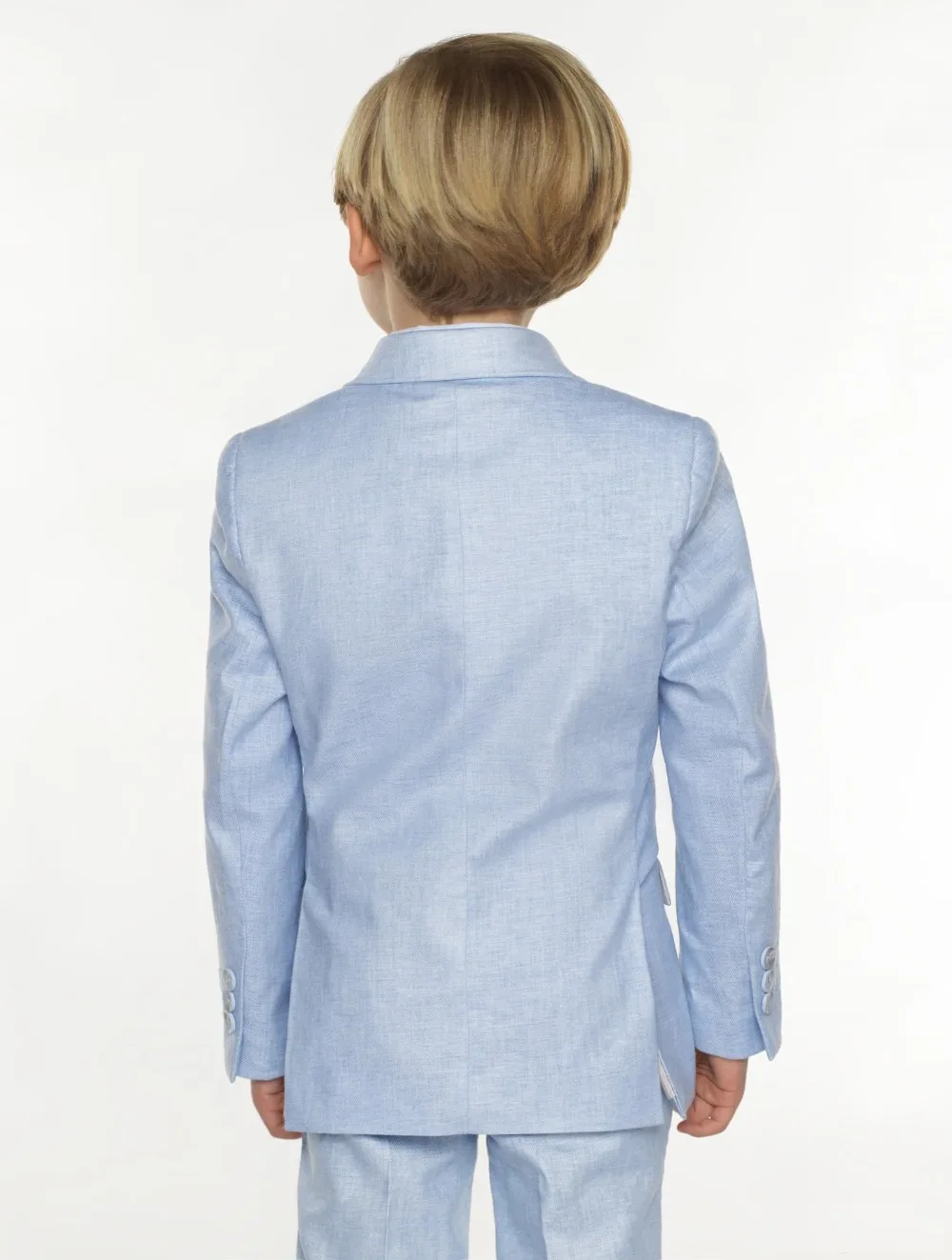 Летние светло голубые костюмы для мальчиков красивые индивидуальные