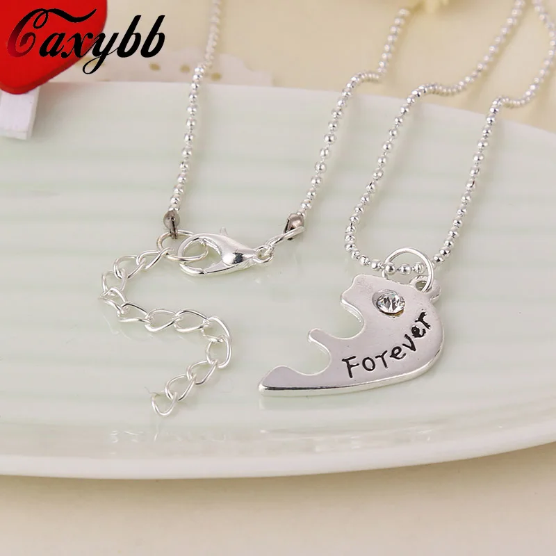 Ожерелье для влюбленных Caxybb 3 unids Best Friends Forever Bff ожерелье s дружеское сердце