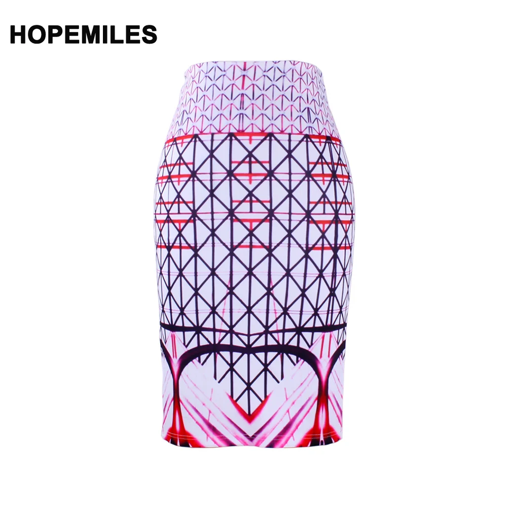Новинка облегающие Женские Юбки миди с принтом в клетку повседневные Облегающие