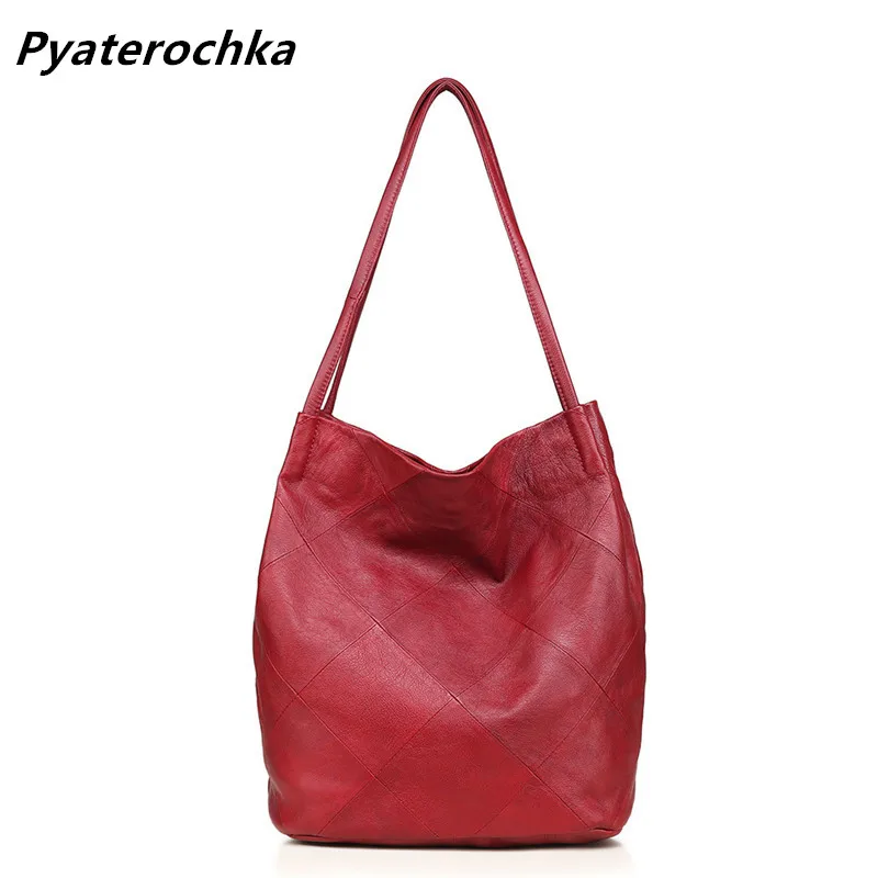 Сумка Pyaterochka женская из натуральной кожи на плечо|Сумки с ручками| |