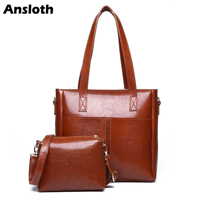 Ansloth Модный комплект из 2 предметов известный бренд дизайнерские женские сумки
