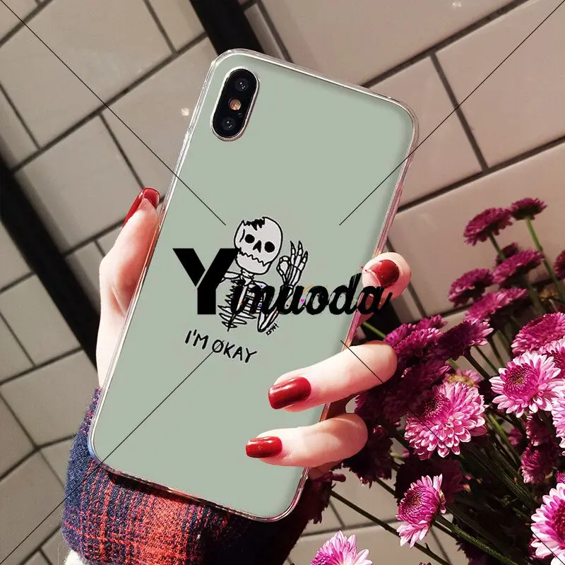 Новый прозрачный чехол Yinuoda для iPhone 5 5Sx 6 7 7plus 8 8Plus X XS MAX XR | Мобильные телефоны и
