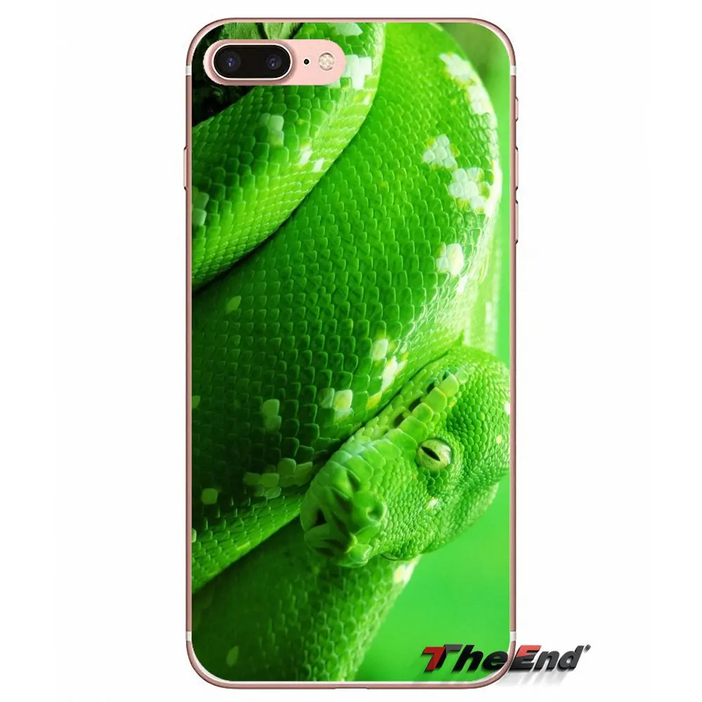Green Snake Print Pattern Soft TPU Case For Huawei G7 G8 Ascend P7 P8 P9 Lite Honor 4C 5X 5C 6X Mate 7 8 9 Y3 Y5 Y6 II Pro | Мобильные