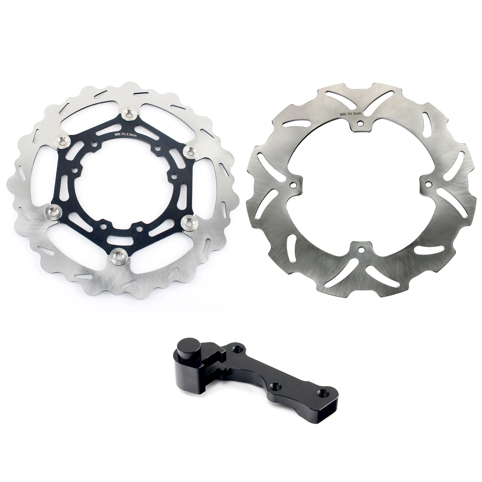 BIKINGBOY Front Rear Brake Discs Disks Rotors Bracket For Honda CRE 250 F X CRF 230 Enduro CRF250R CRF250X CRF450R CRF450X | Автомобили и