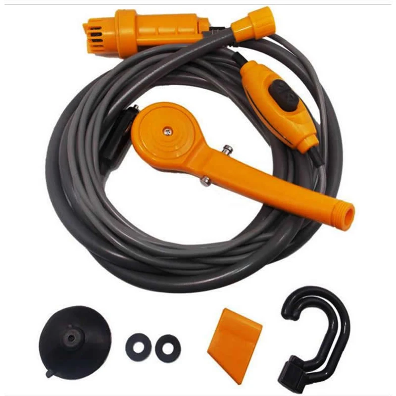 

12V Portable Travel Camping ducha Car Pet Dog Shower 2020 Washer Electric Pump Outdoor Hiking Kit