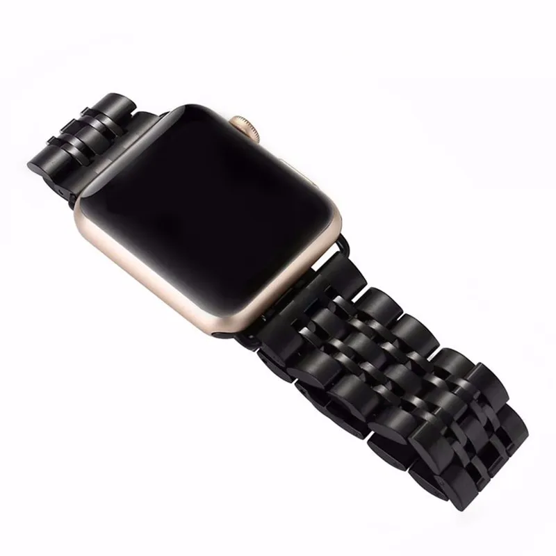 Ремешок из нержавеющей стали с бабочкой для apple Watch band 4(iwatch 5) 44 мм 40 мм apple watch 3 2 1 42 мм 38 мм correa pulseira