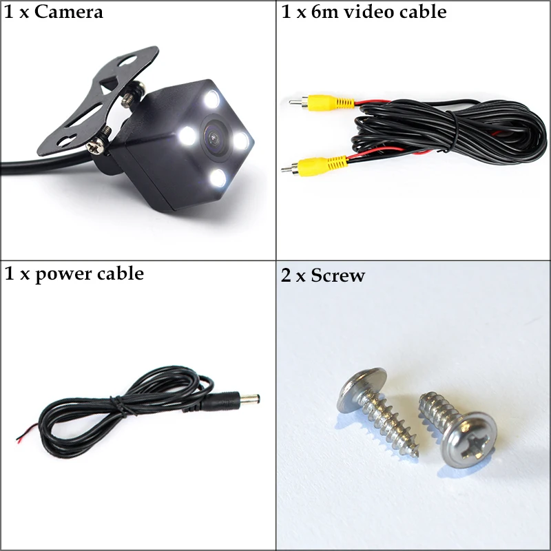 Бесплатная доставка Водонепроницаемая 4 светодиодных ночного видения
