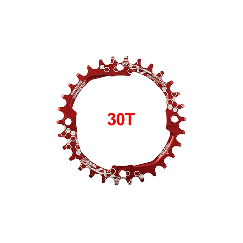 EKFan 104BCD XT круглая форма 30T 32T 34T 36T 38T 40T 42T 44T 46T 48T 50T 52T велосипедная цепь MTB велосипедная цепь - Цвет: XT Round 30T Red