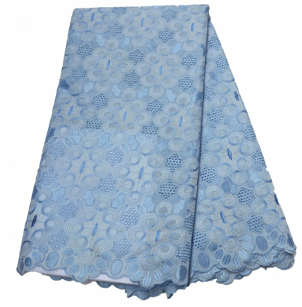 

High Quality Stones Swiss Voile Lace In Switzerland 100% Cotton Swiss Voile Laces For Nigeria Lace Fabric 2018 Cotton Lac P466-3