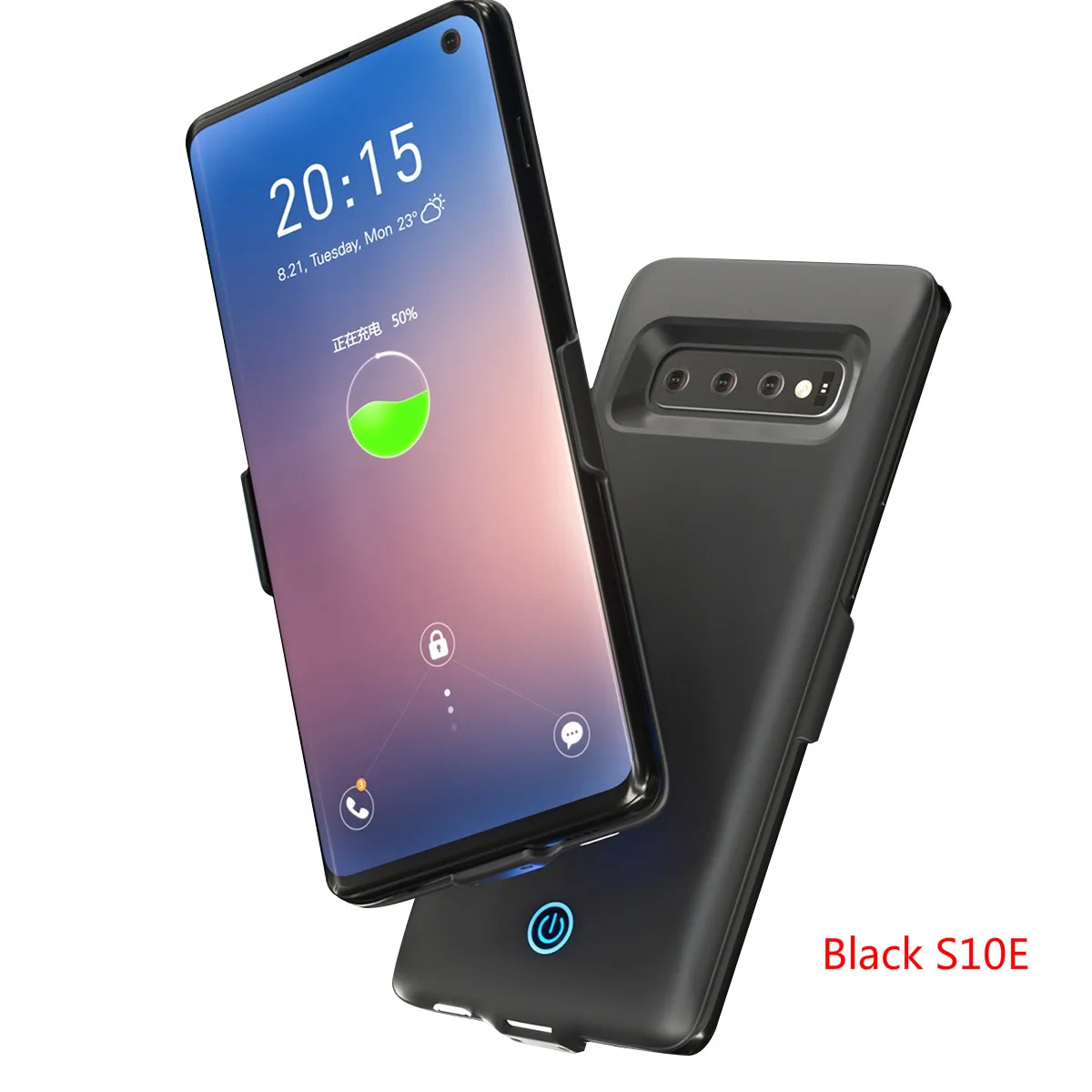 Black S10E Extpower 7000mAh For Samsung Galaxy S10 S10E Battery Charger Case External Portable Backup Power Bank For Samsung S10 Plus - Цвет: Black S10E
