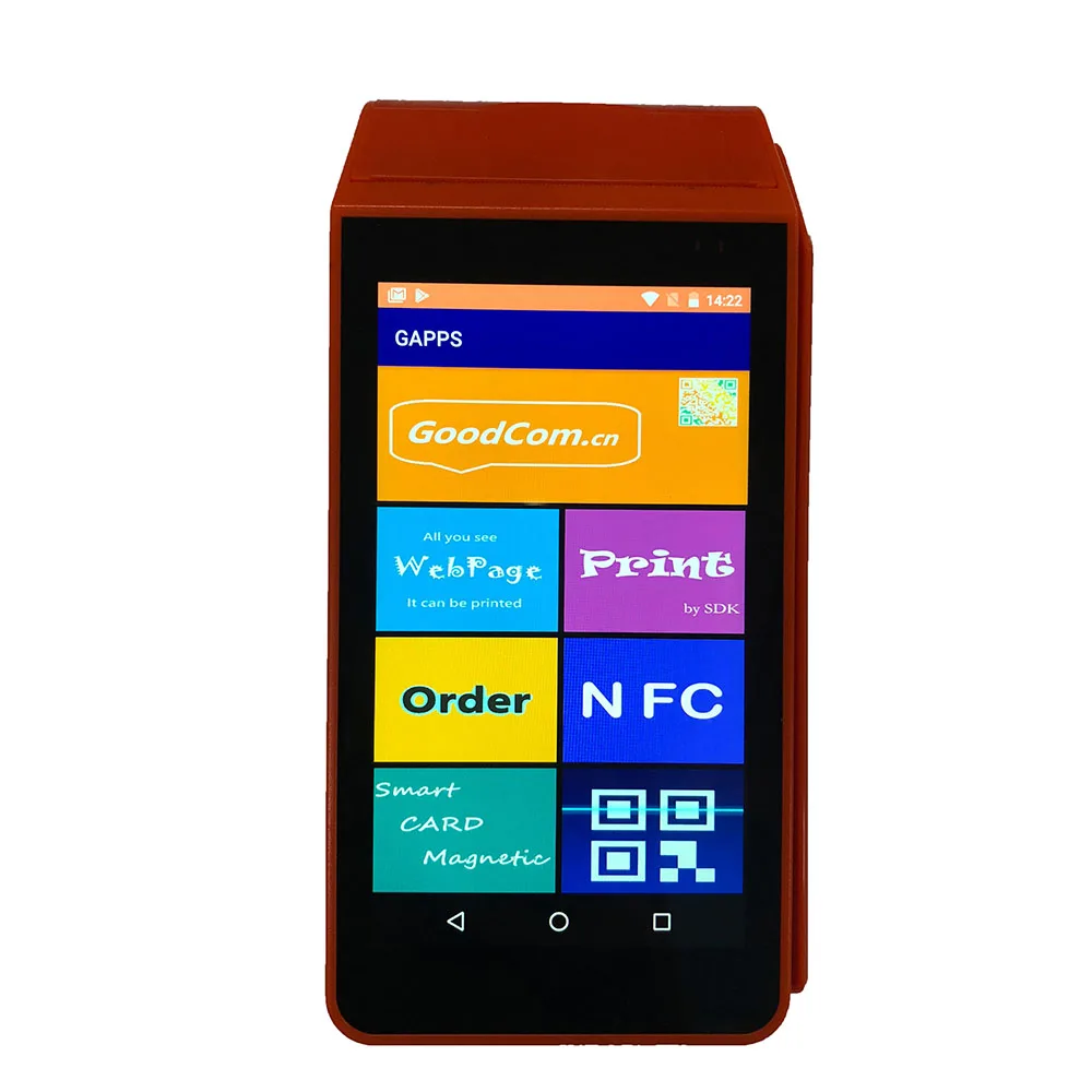 СКИДКА 13% на Android ручной смарт терминал POS с принтером поддерживает оплату