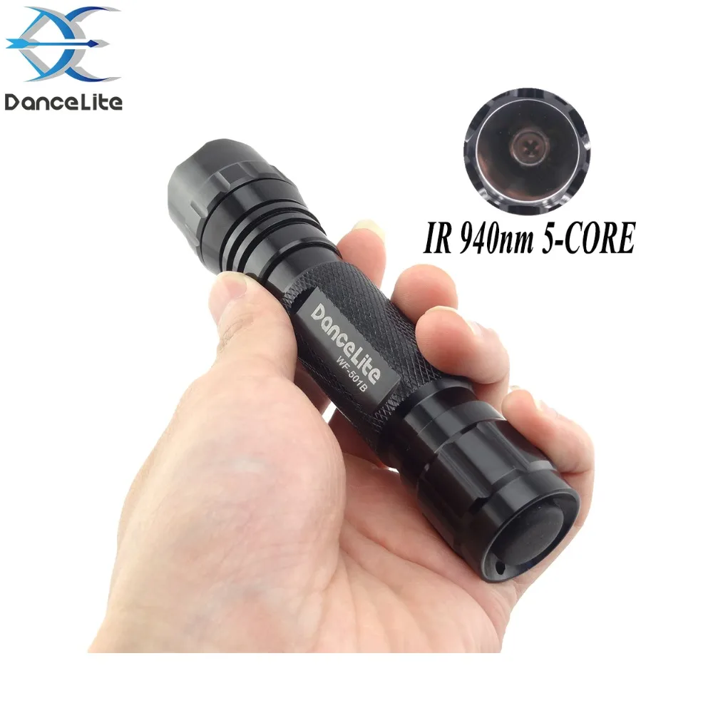 DanceLite WF 501B ИК 940nm длины волны 5 Core Невидимый Ночное видение инфракрасный